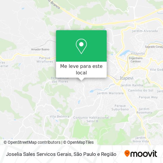 Joselia Sales Servicos Gerais mapa