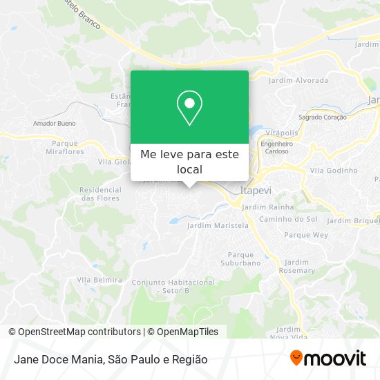 Jane Doce Mania mapa