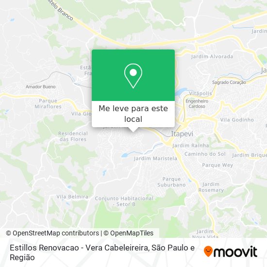 Estillos Renovacao - Vera Cabeleireira mapa