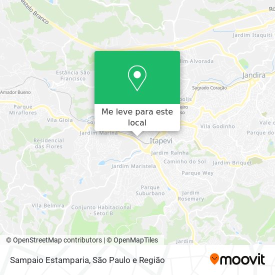 Sampaio Estamparia mapa