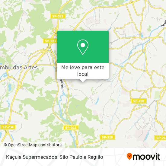 Kaçula Supermecados mapa