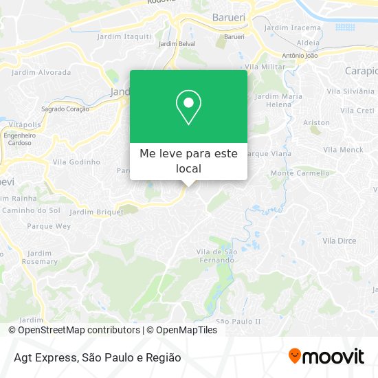 Agt Express mapa