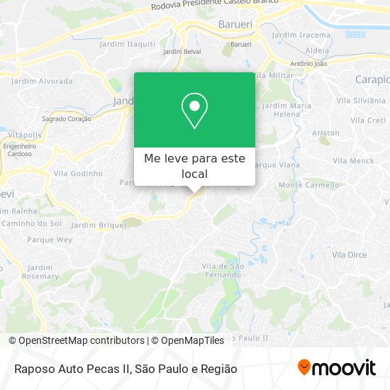 Raposo Auto Pecas II mapa