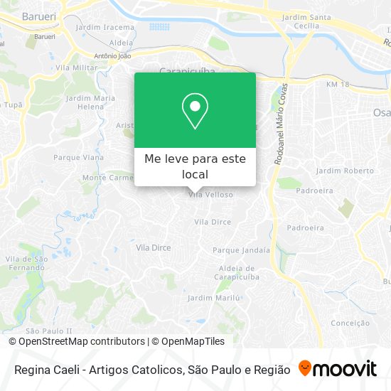 Regina Caeli - Artigos Catolicos mapa