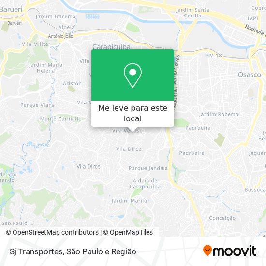 Sj Transportes mapa