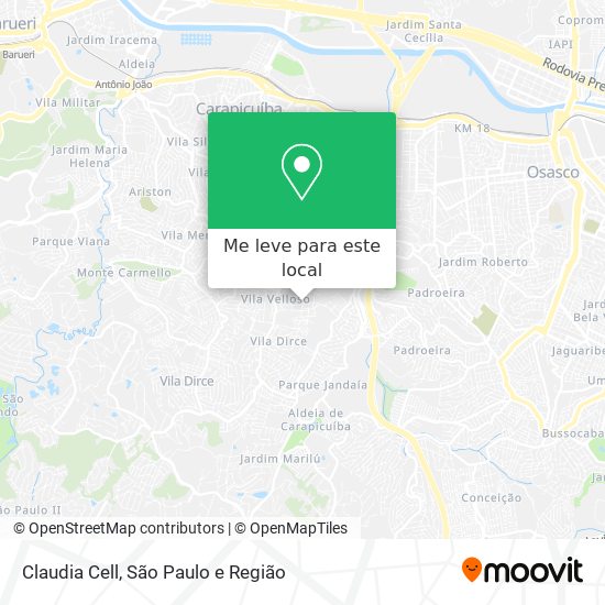 Claudia Cell mapa