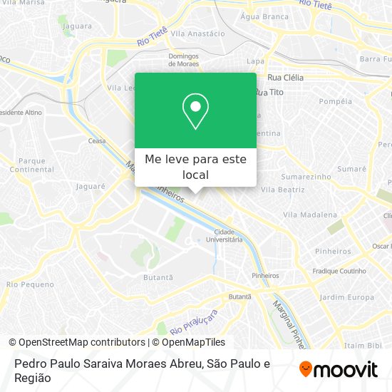 Pedro Paulo Saraiva Moraes Abreu mapa