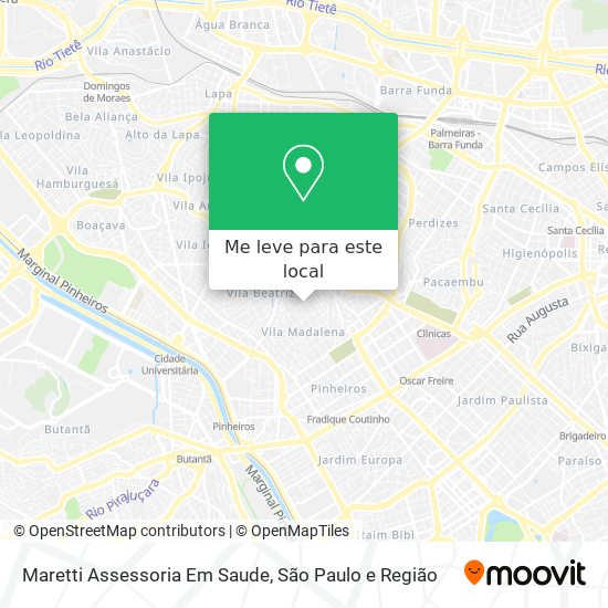 Maretti Assessoria Em Saude mapa