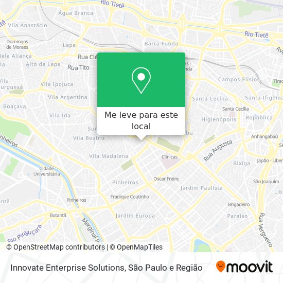 Innovate Enterprise Solutions mapa