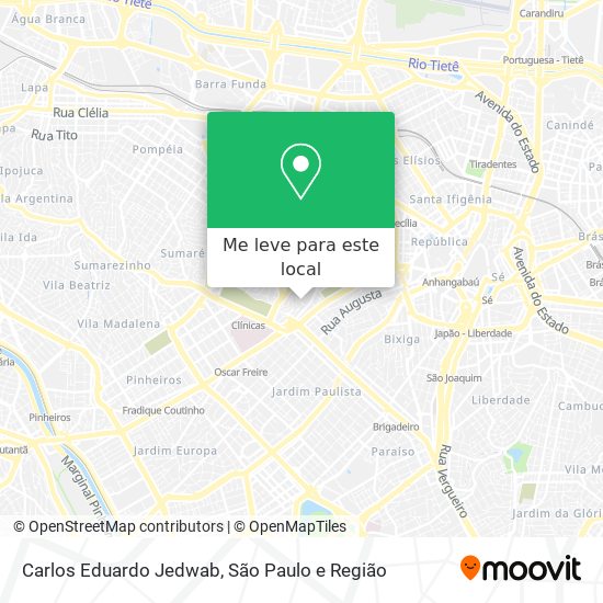 Carlos Eduardo Jedwab mapa