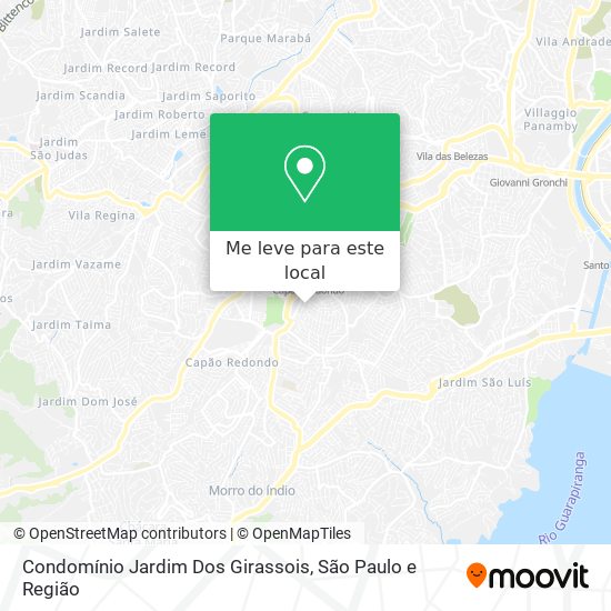 Condomínio Jardim Dos Girassois mapa