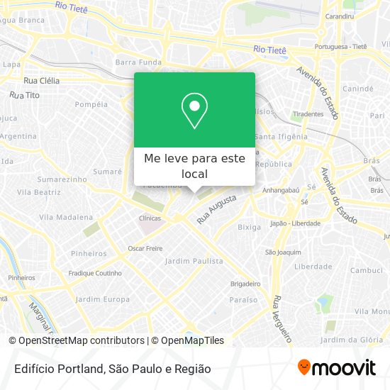 Edifício Portland mapa