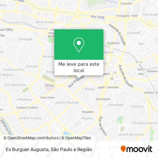 Ex Burguer Augusta mapa