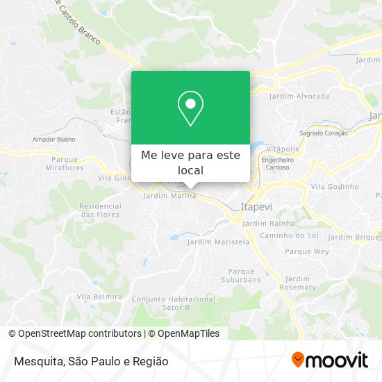 Mesquita mapa