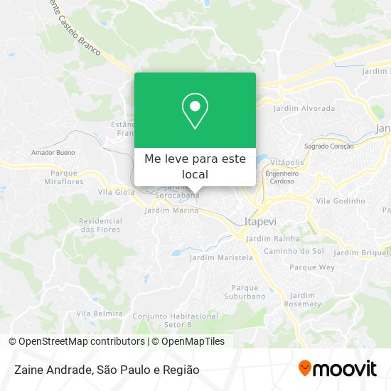 Zaine Andrade mapa