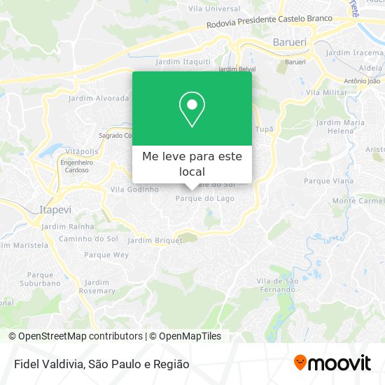 Fidel Valdivia mapa