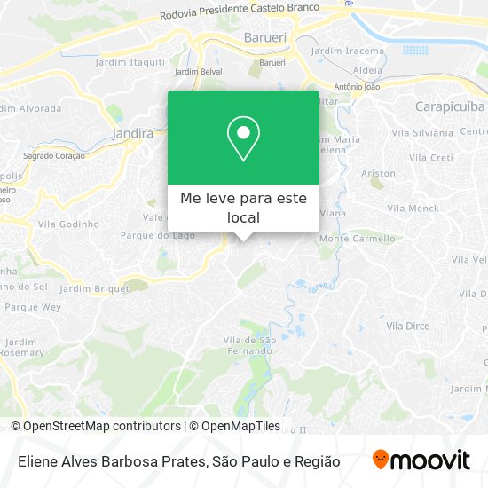Eliene Alves Barbosa Prates mapa