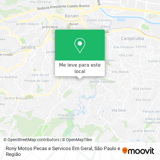 Rony Motos Pecas e Servicos Em Geral mapa