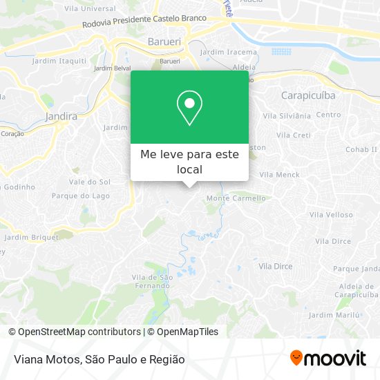 Viana Motos mapa