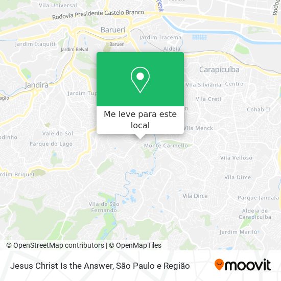 Jesus Christ Is the Answer mapa