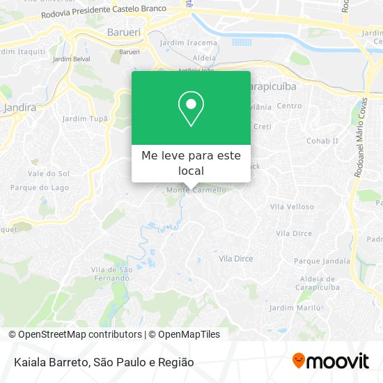 Kaiala Barreto mapa