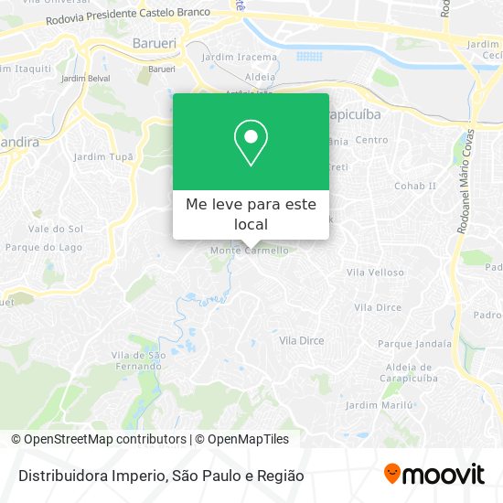 Distribuidora Imperio mapa