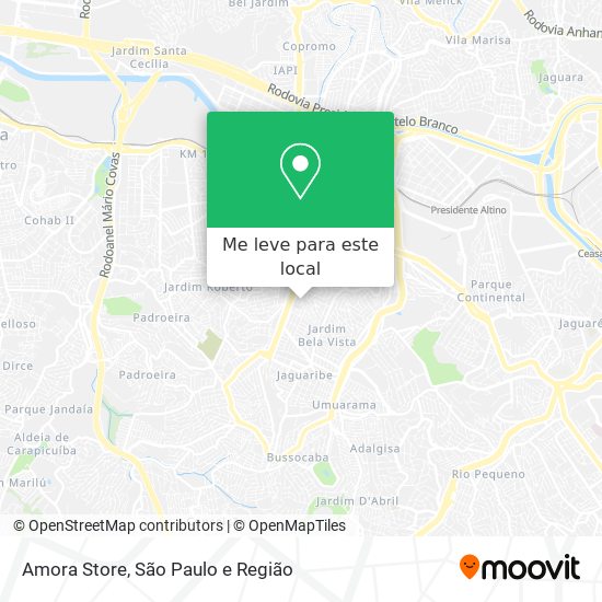 Amora Store mapa