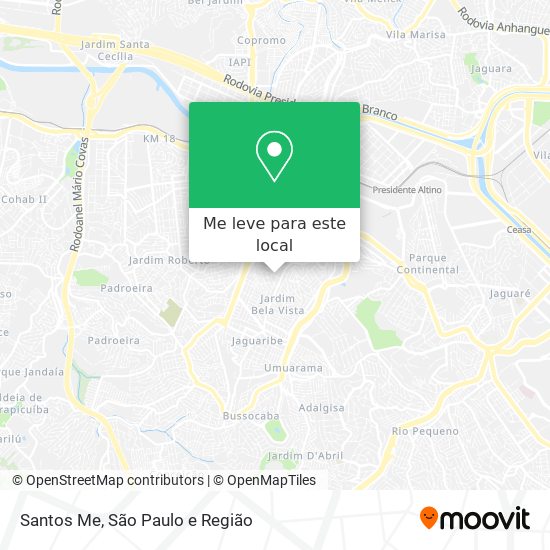 Santos Me mapa