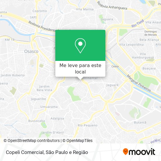 Copeli Comercial mapa