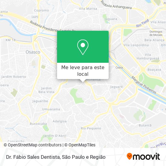 Dr. Fábio Sales Dentista mapa