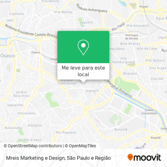 Mreis Marketing e Design mapa