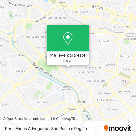 Perin Farias Advogados mapa