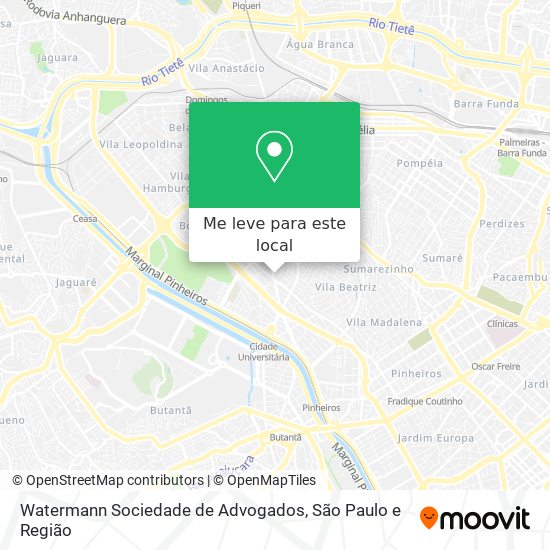 Watermann Sociedade de Advogados mapa