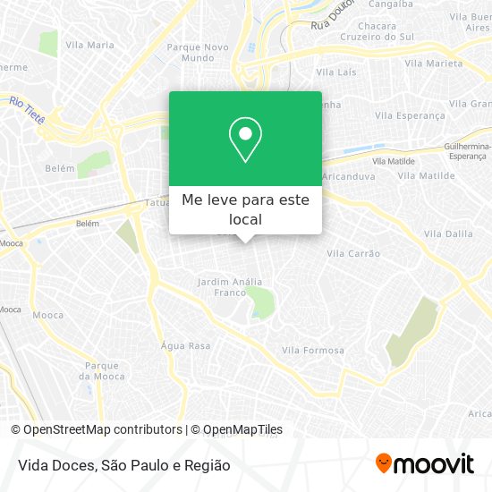 Vida Doces mapa