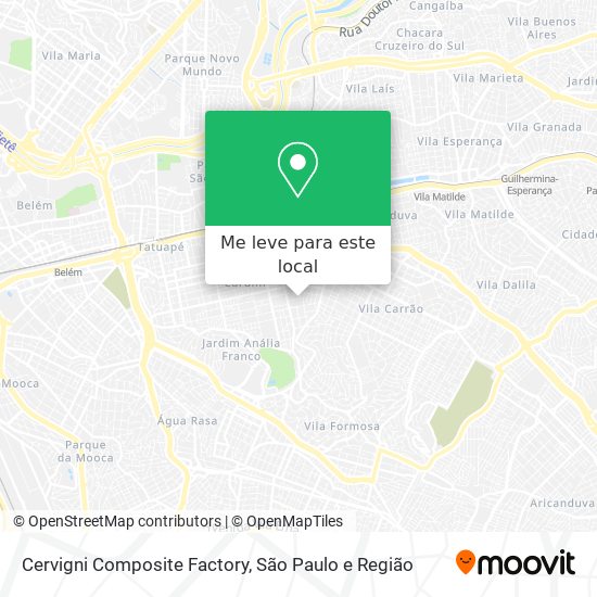 Cervigni Composite Factory mapa