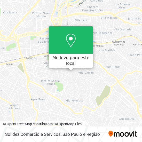 Solidez Comercio e Servicos mapa