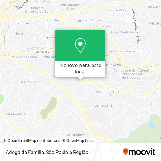 Adega da Familia mapa