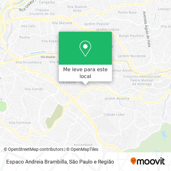 Espaco Andreia Brambilla mapa