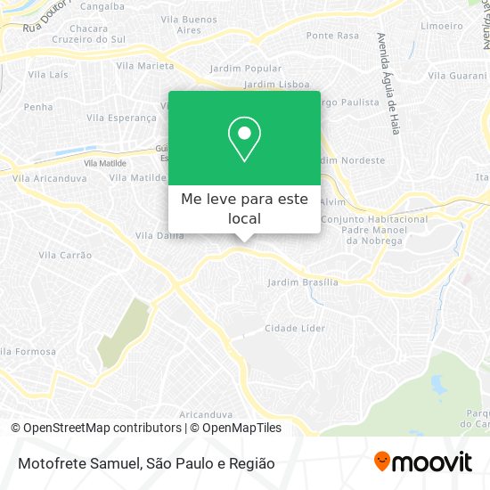 Motofrete Samuel mapa