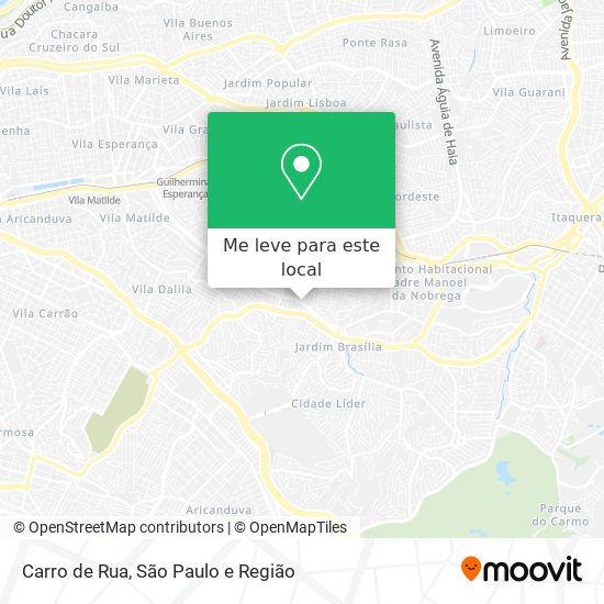 Carro de Rua mapa