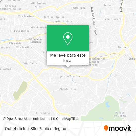 Outlet da Isa mapa