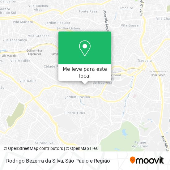 Rodrigo Bezerra da Silva mapa