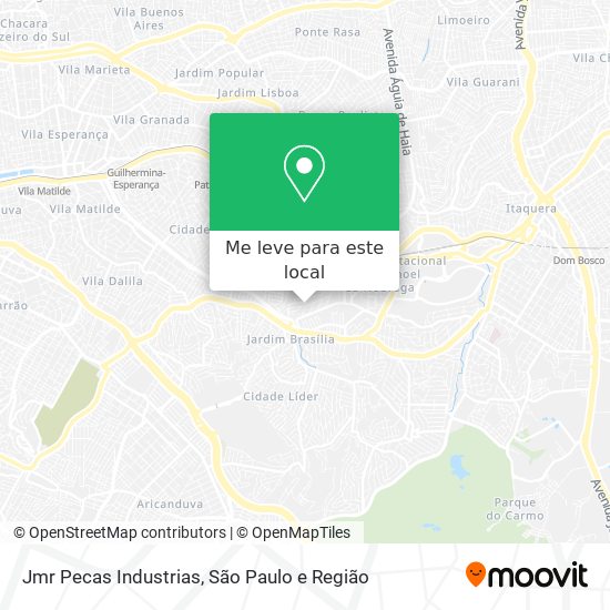 Jmr Pecas Industrias mapa