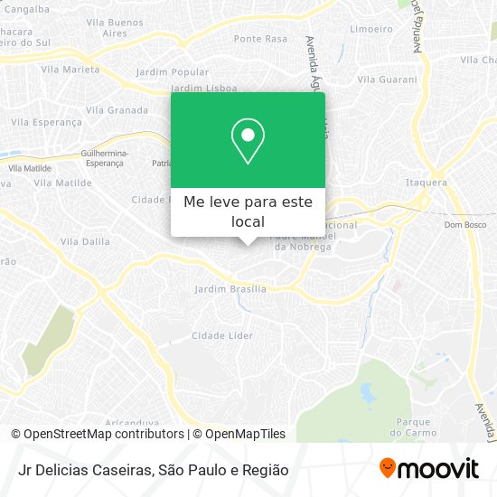 Jr Delicias Caseiras mapa
