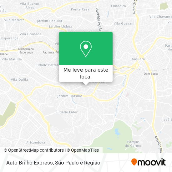 Auto Brilho Express mapa