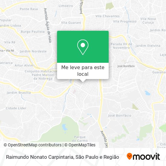 Raimundo Nonato Carpintaria mapa