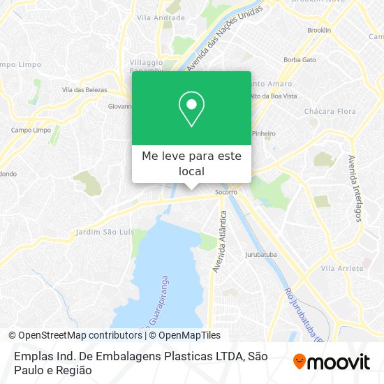 Emplas Ind. De Embalagens Plasticas LTDA mapa
