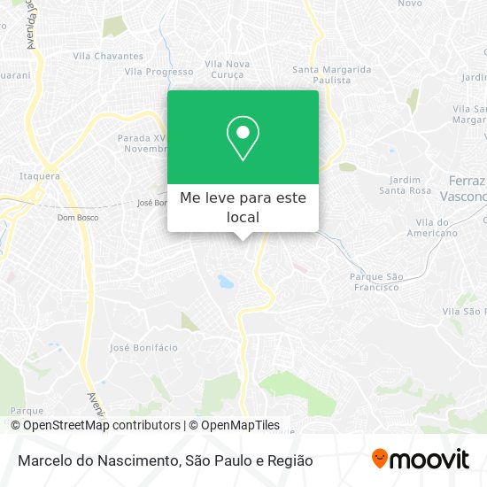 Marcelo do Nascimento mapa