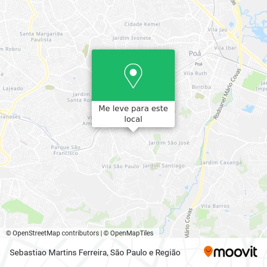 Sebastiao Martins Ferreira mapa