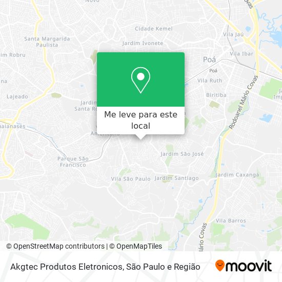 Akgtec Produtos Eletronicos mapa